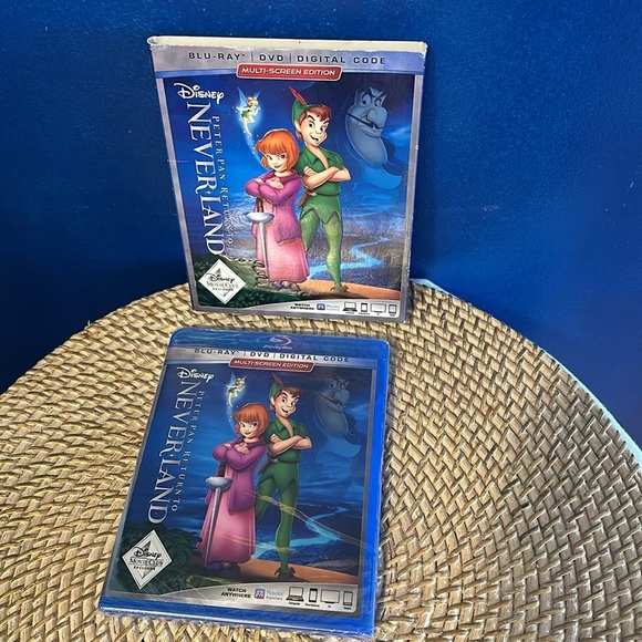 New Disney Peter Pan: Return To Neverland (Blu-ray/DVD/Slipcover)No Digital Code - Picture 1 of 5